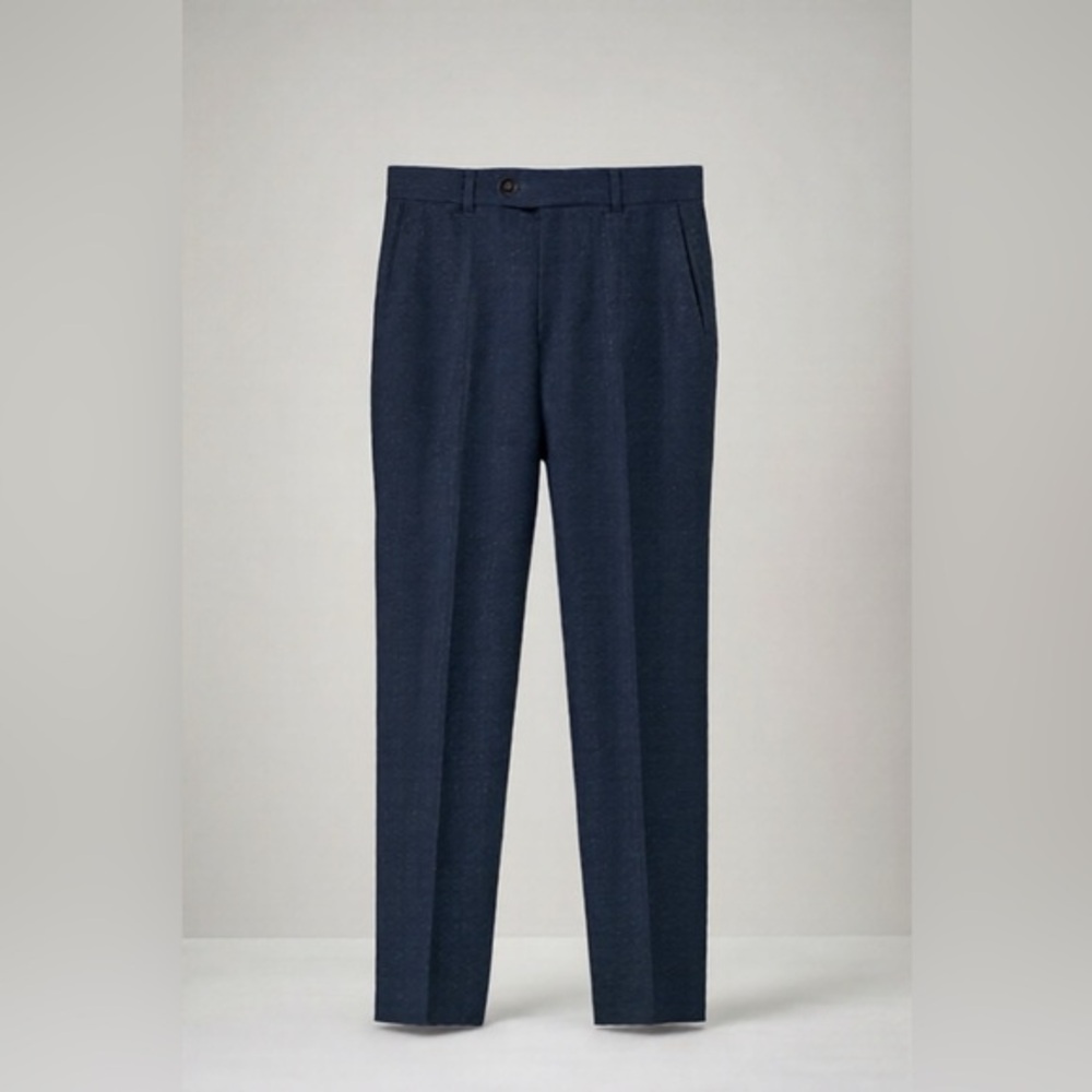 Znt18 Men's Classic Navy Dress Pants